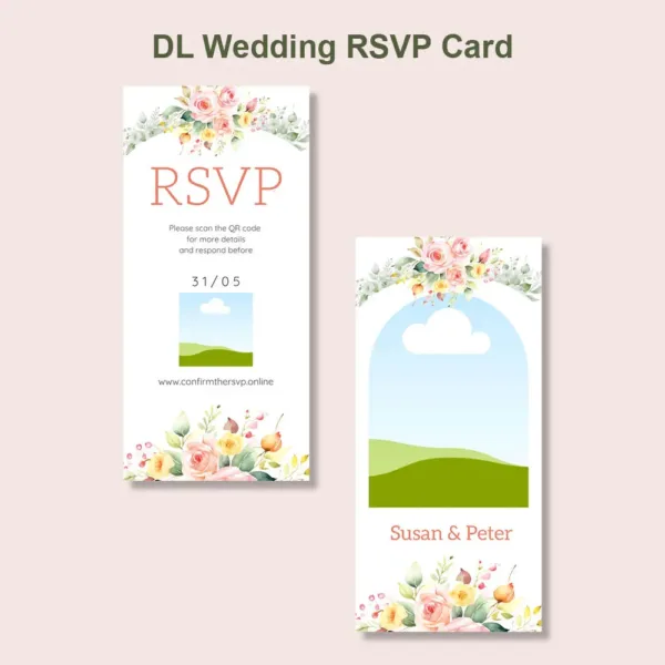 Canva Flower Wedding Invitation5