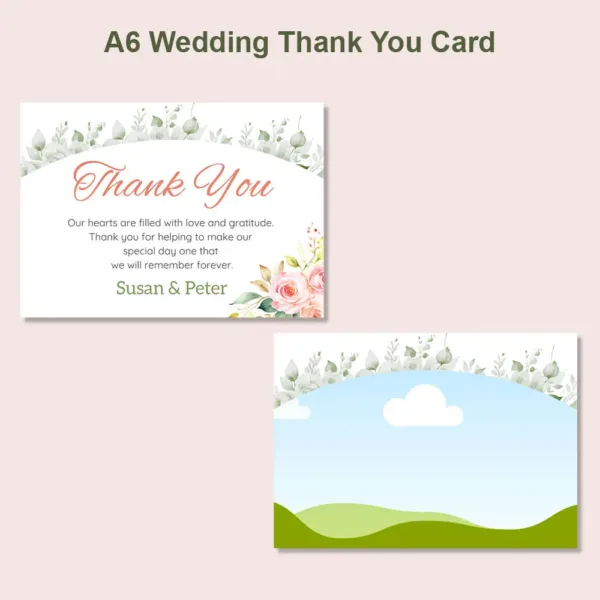 Canva Flower Wedding Invitation6