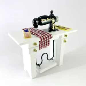 White Desk Sewing Machine