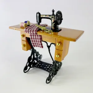 Brown Desk Sewing Machine