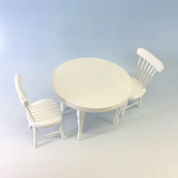 White Dinner Table Chairs 04