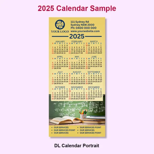 2025 Calendar Canva Template3