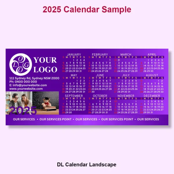 2025 Calendar Canva Template5