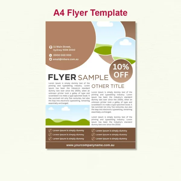 A4 Flyer Template11