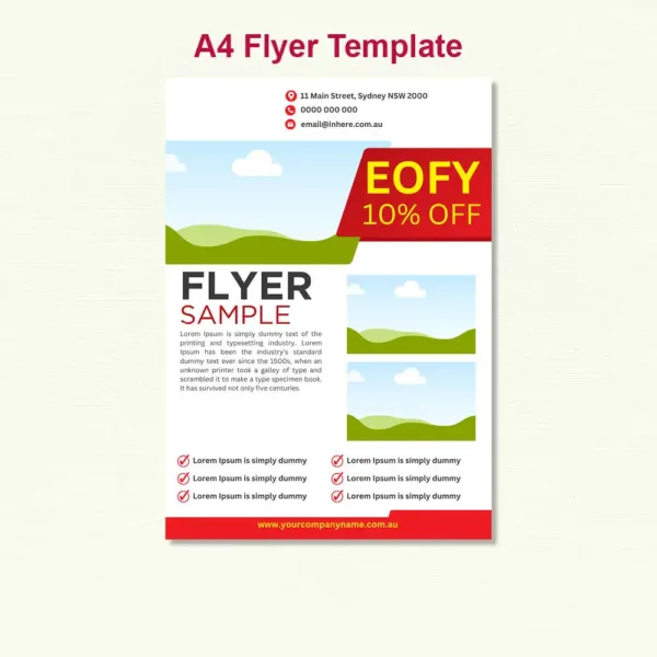 A4 Flyer Template12