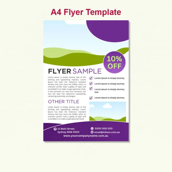 A4 Flyer Template14