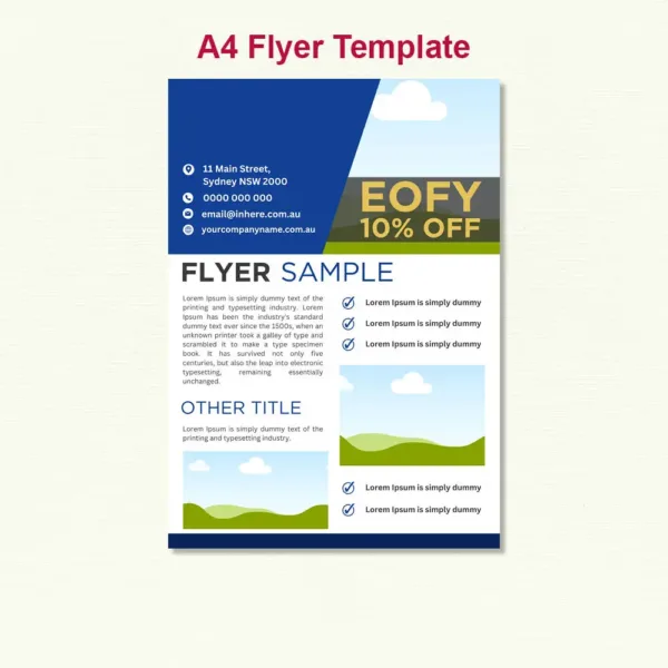 A4 Flyer Template15