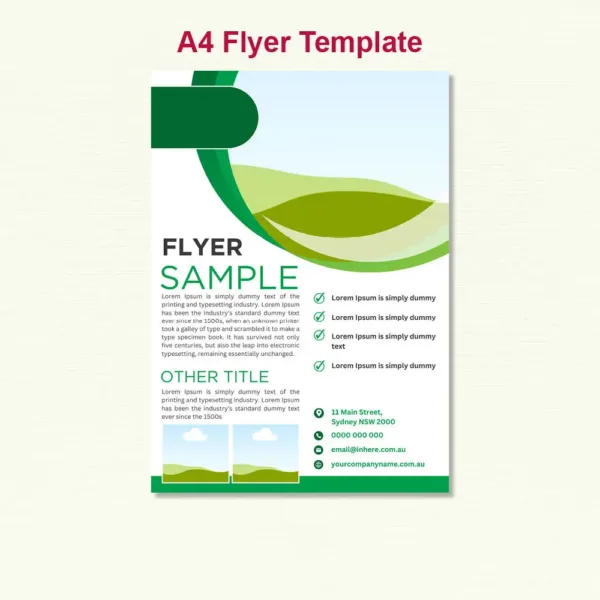 A4 Flyer Template5