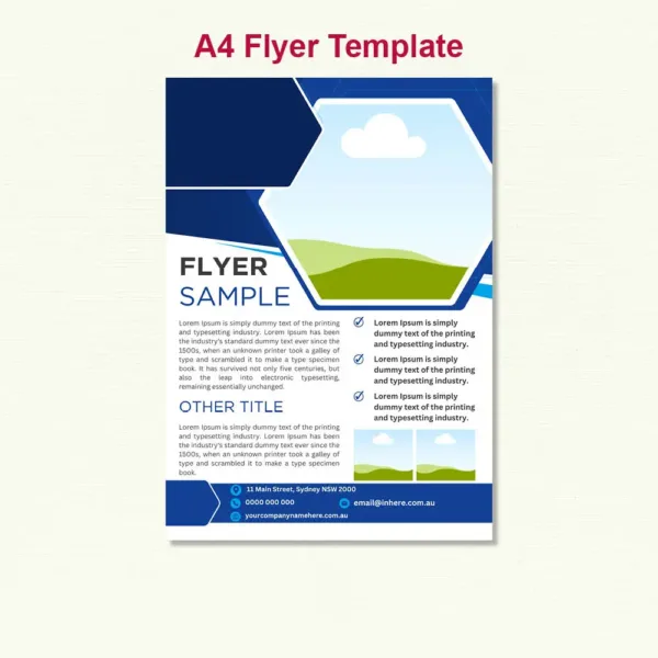 A4 Flyer Template7