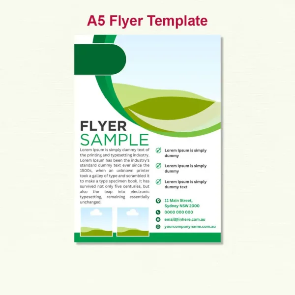 A5 Flyer Template 025