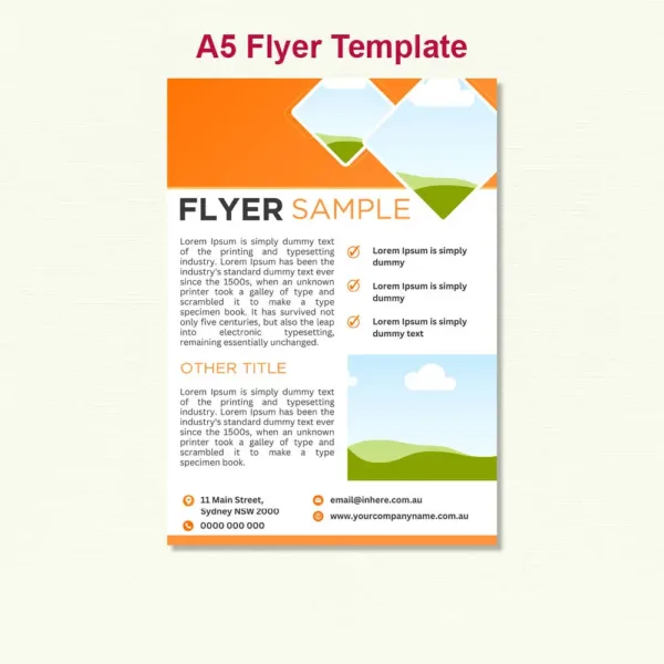 A5 Flyer Template 026