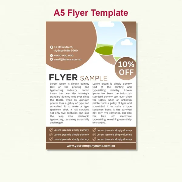 A5 Flyer Template 027