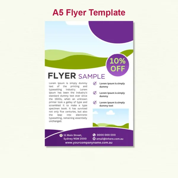 A5 Flyer Template 028