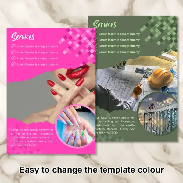 Brand Identity Package Templates change colour