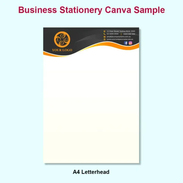 Business Stationery Canva8